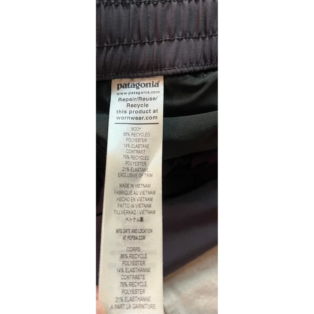 Patagonia Womens Fleetwith Skort Ink Black XXL New 58636 Active Hiking Travel